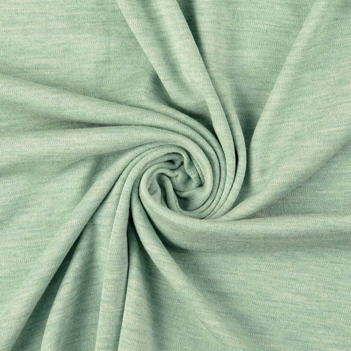 Merino Strickjersey Mulesingfrei Mint Melange