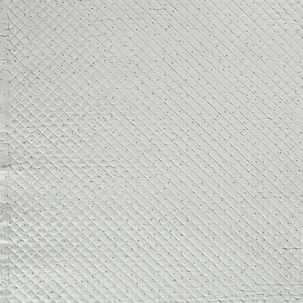 Musselin Stepper goldene Punkte Hellmint