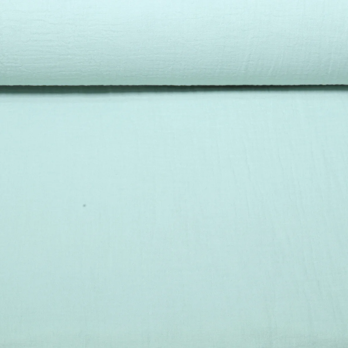 Musselin Vorhangstoff Uni Mint 280cm