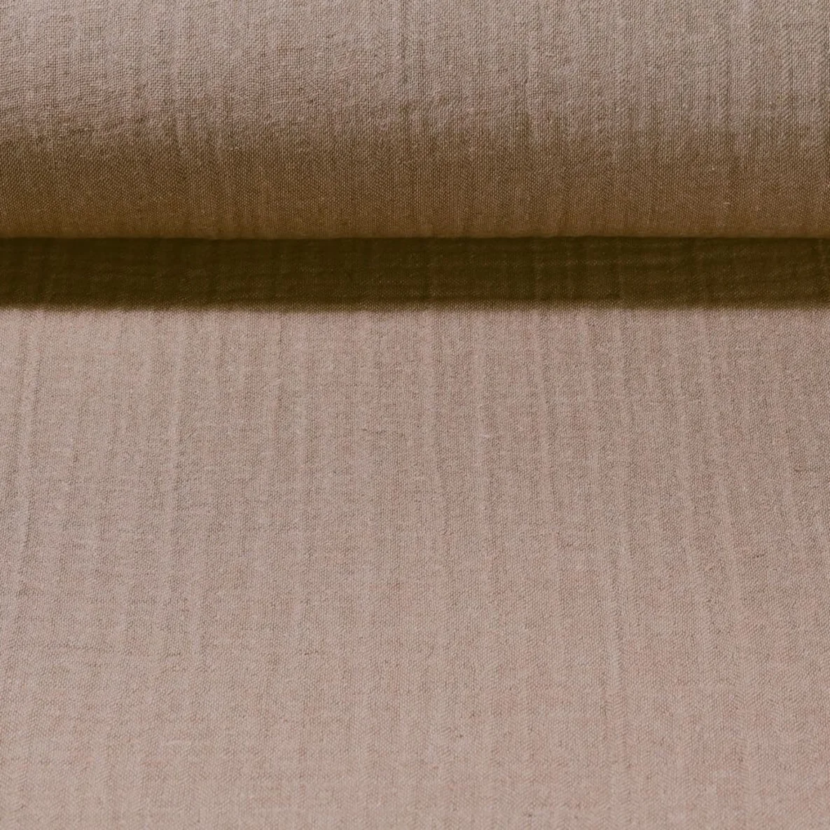 Musselin vierlagig Braun