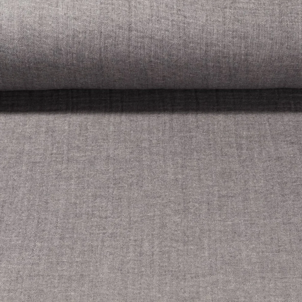 Musselin vierlagig Dunkelgrau