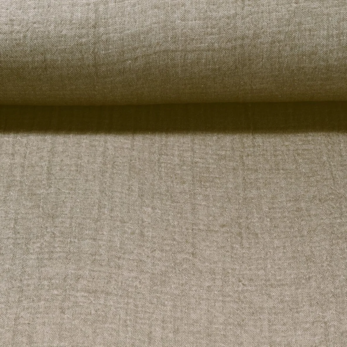 Musselin vierlagig Khaki