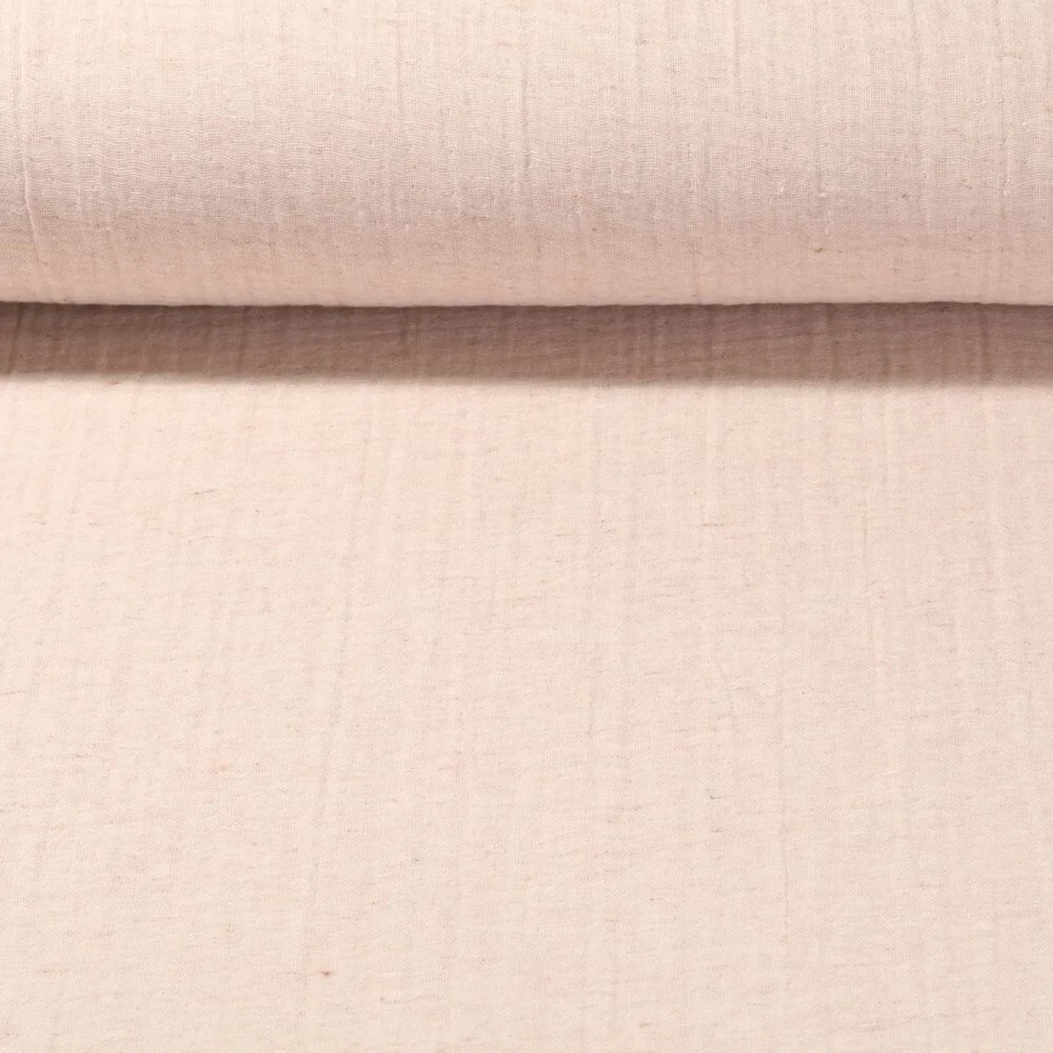 Musselin vierlagig Wollweiß