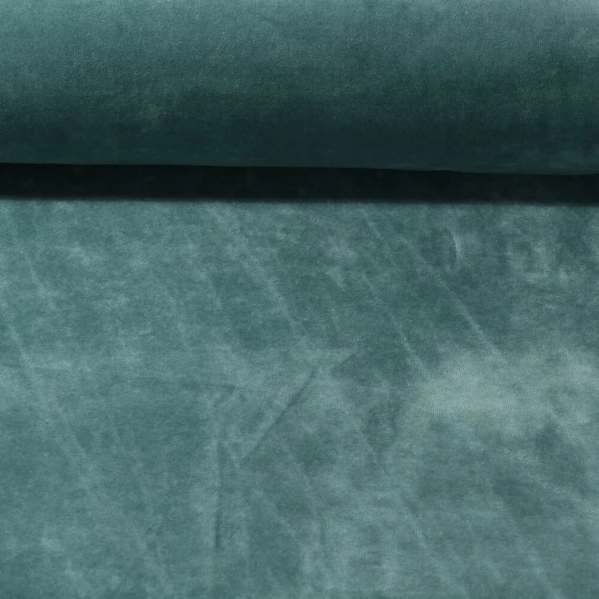 Nickistoff Velours Uni Mint