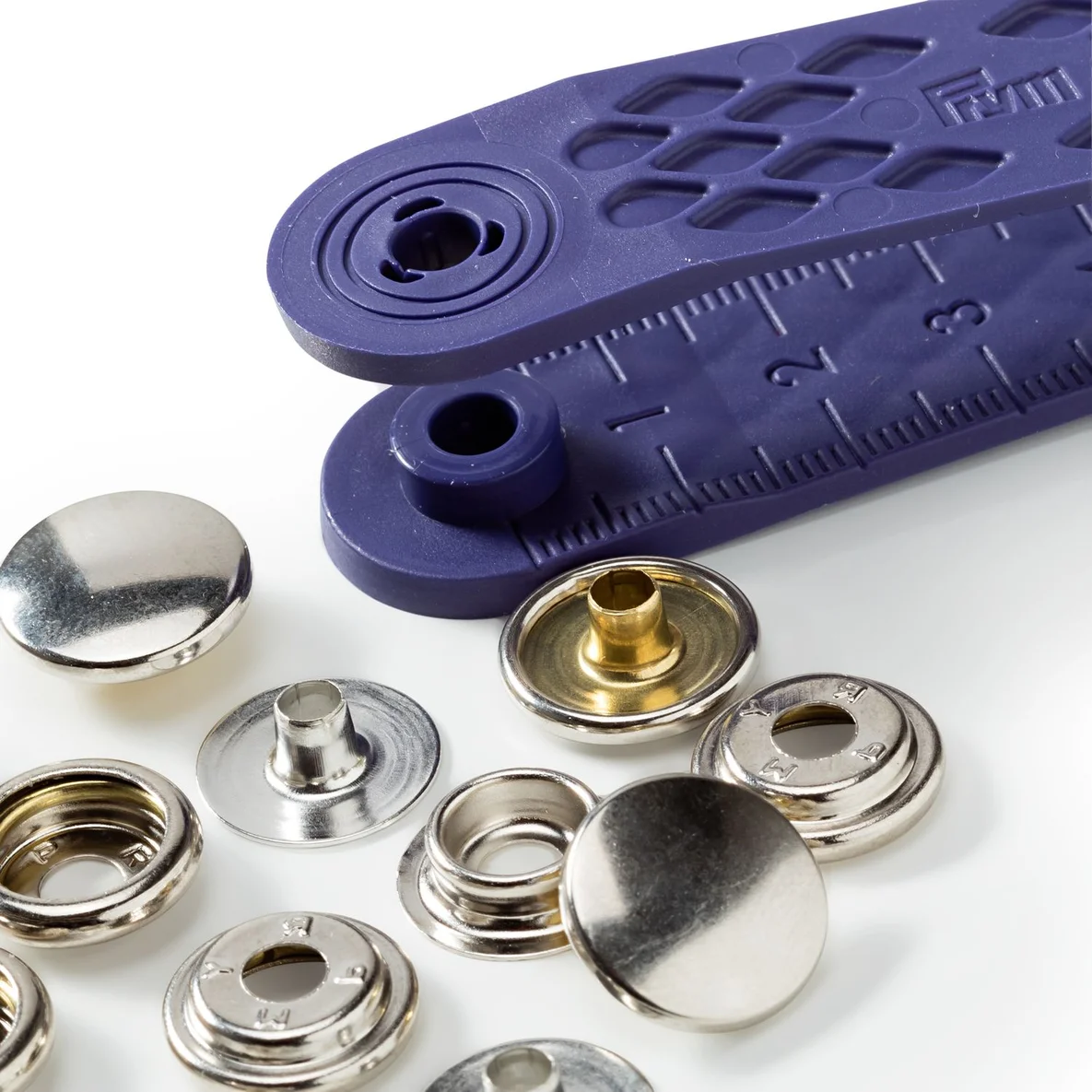 PRYM Druckknöpfe Silber 15mm Sport und Camping