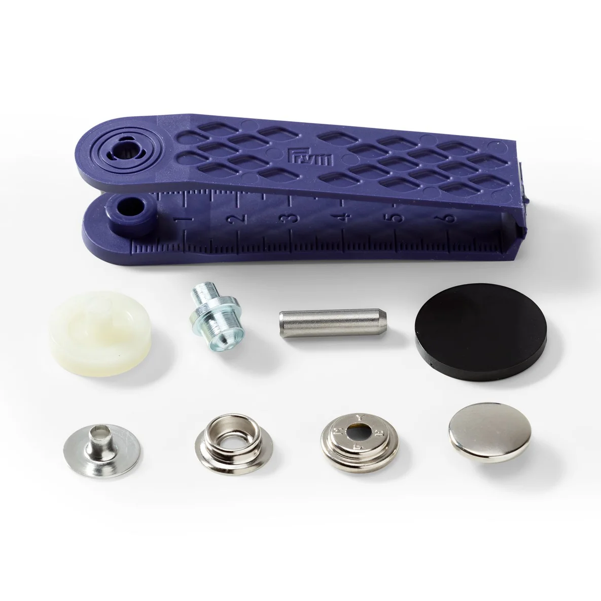 PRYM Druckknöpfe Silber 15mm Sport und Camping