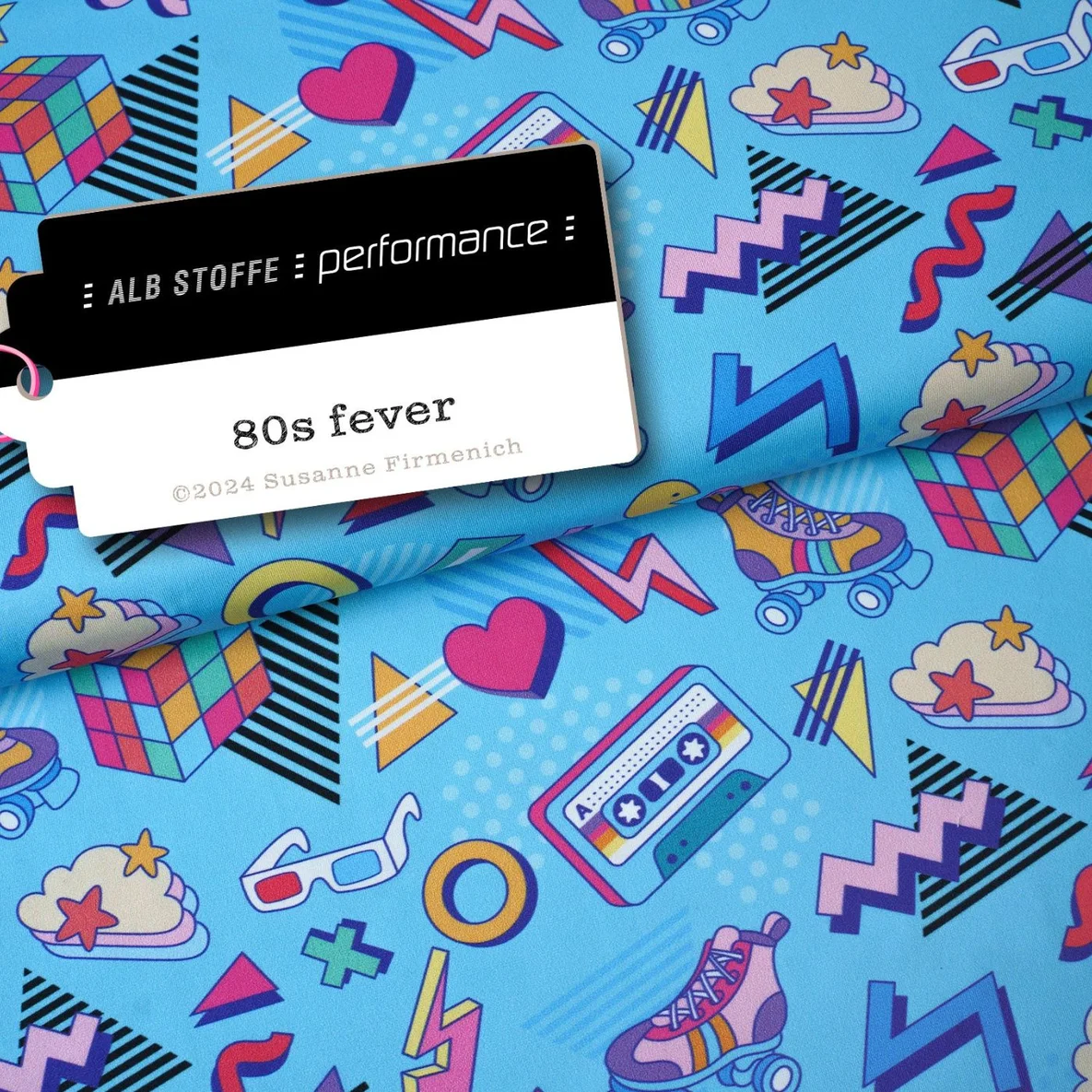 Performance Jersey "80s Fever" Blau