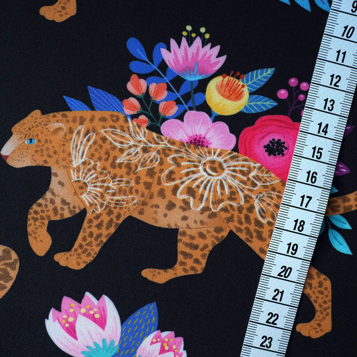 Performance Jersey "Flower Track" Schwarz