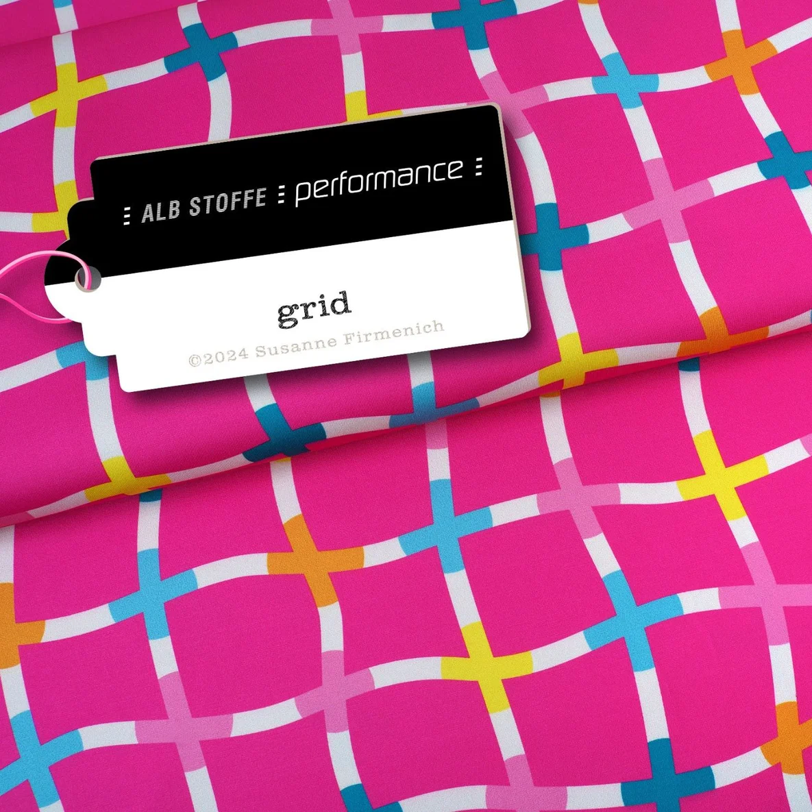 Performance Jersey "Grid" Pink