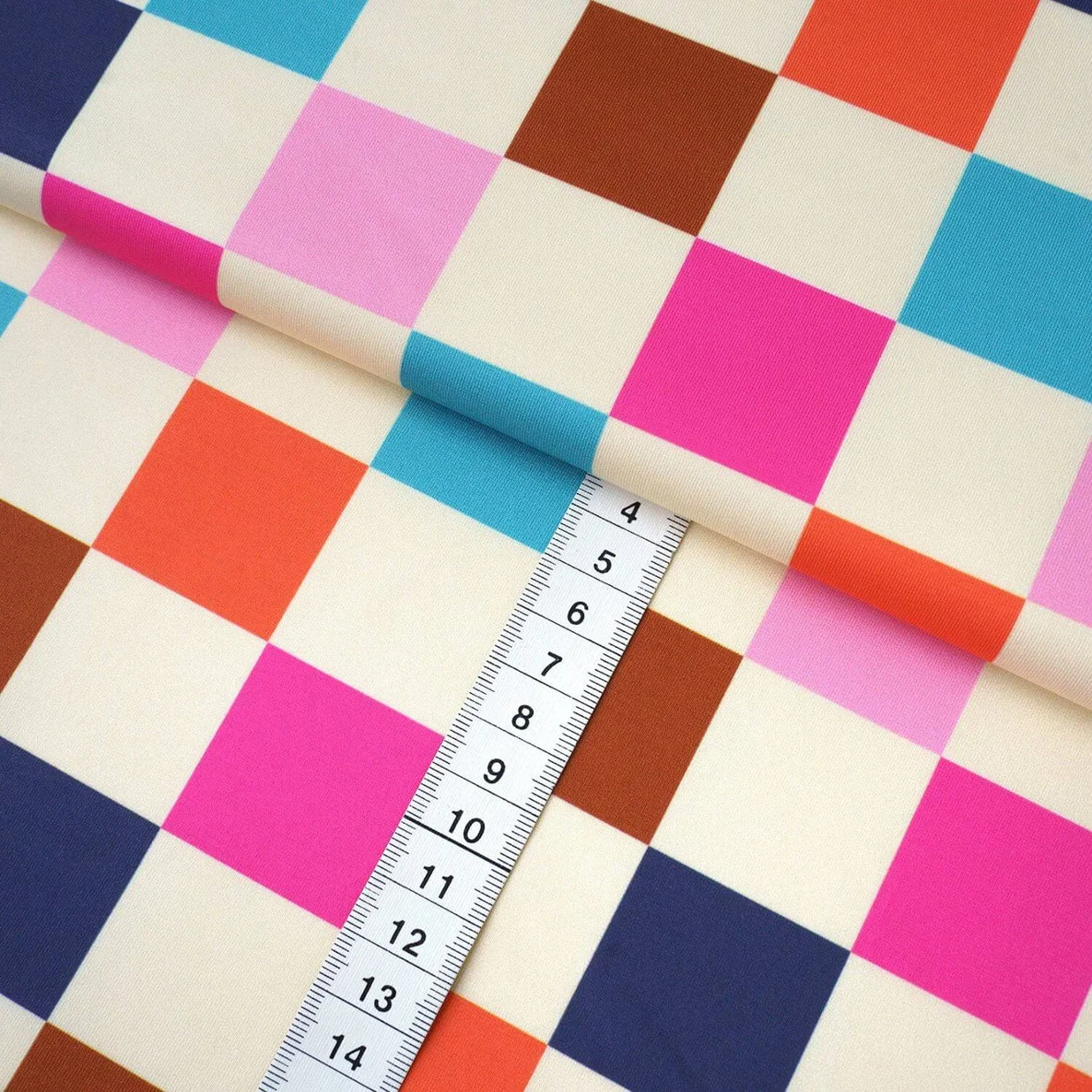 Performance Jersey "Hipster Square" Ecru