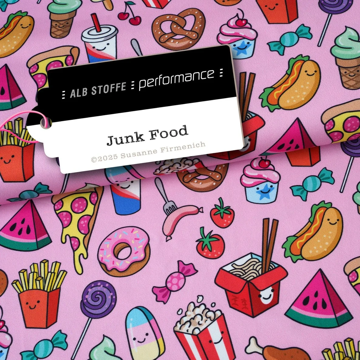 Performance Jersey "Junk Food" Rosa