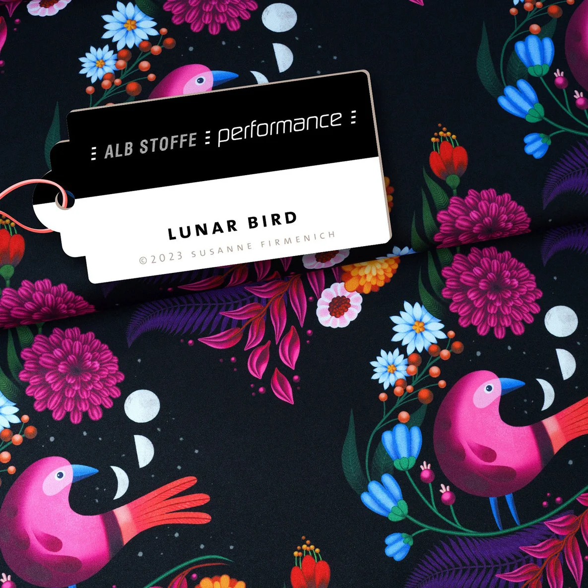 Performance Jersey "Lunar Bird" Schwarz