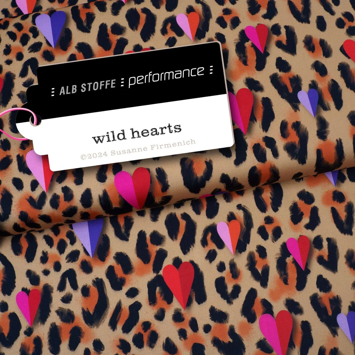 Performance Jersey "Wild Hearts" Leo Beige