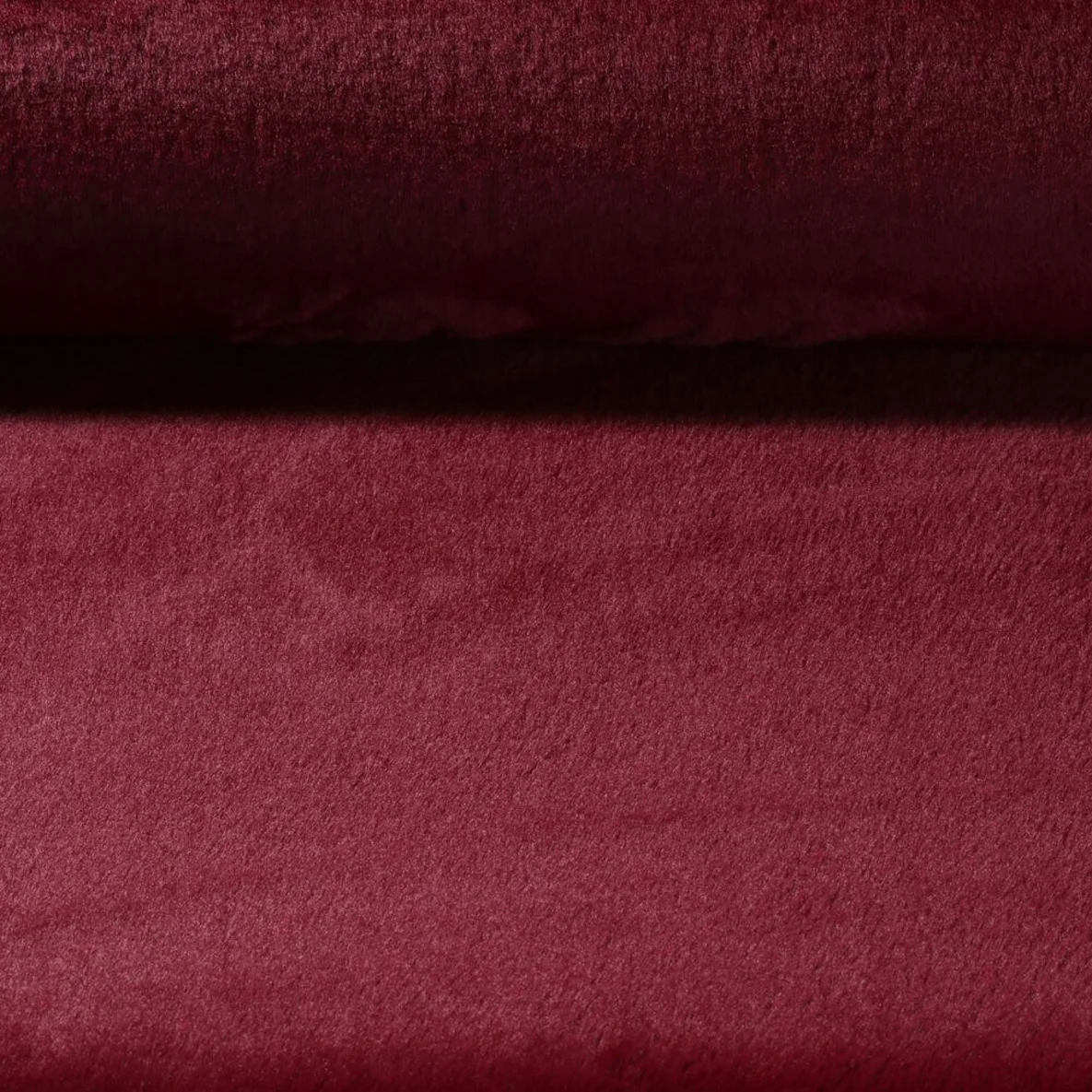 Plüschfell "Tippy" Bordeaux
