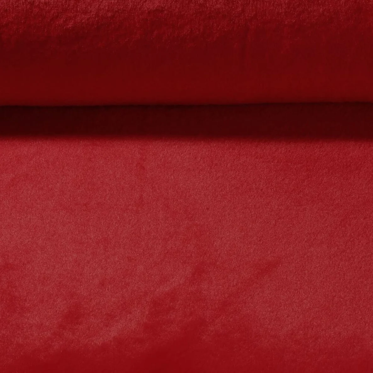 Plüschfell "Tippy" Rot