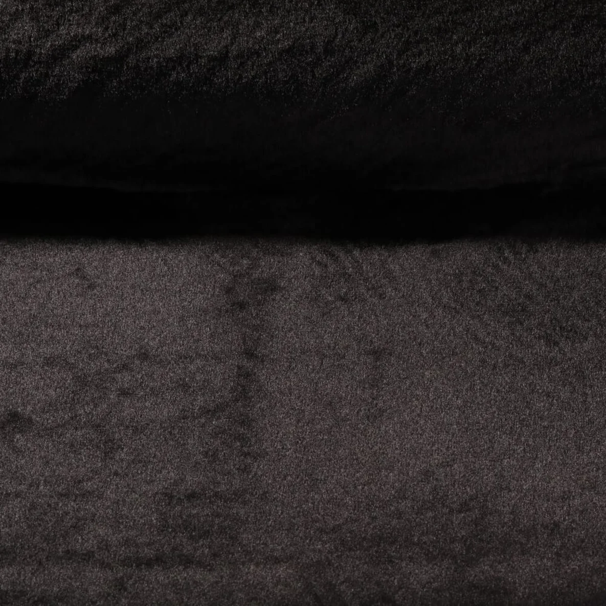 Plüschfell "Tippy" Schwarz