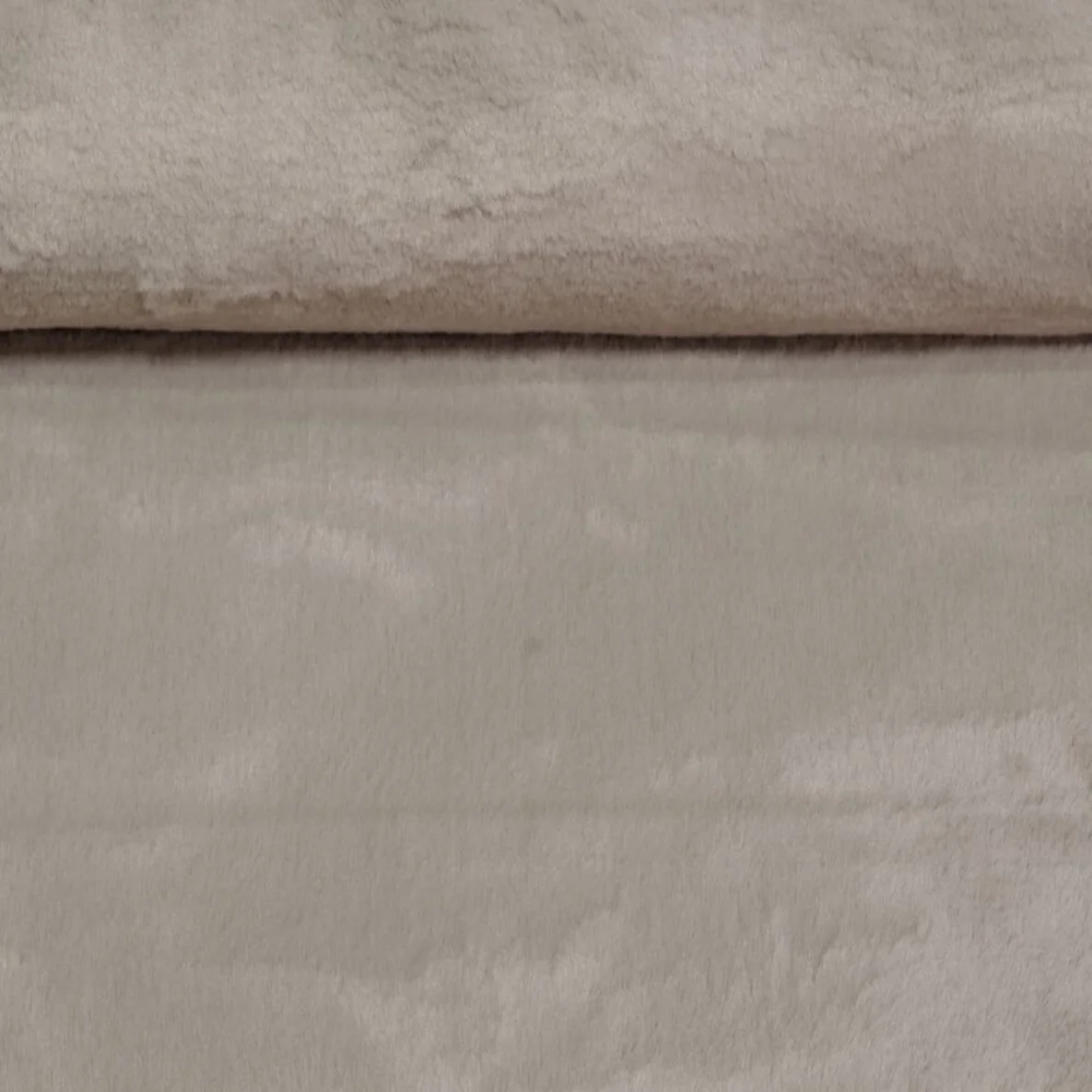 Plüschfell Uni Sand
