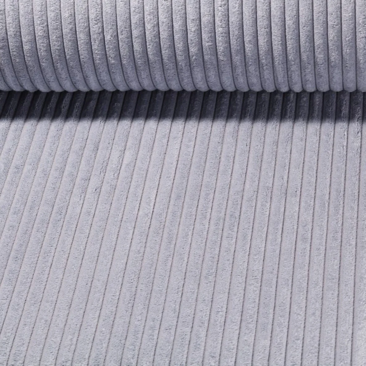 Polsterstoff Breitcord 10mm Roy Mausgrau