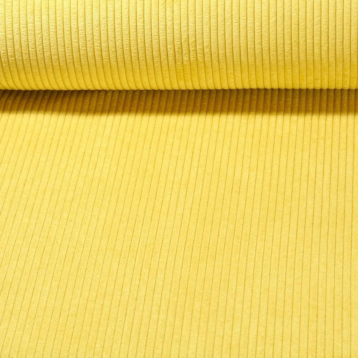 Polsterstoff Breitcord 5mm Keely Gelb 