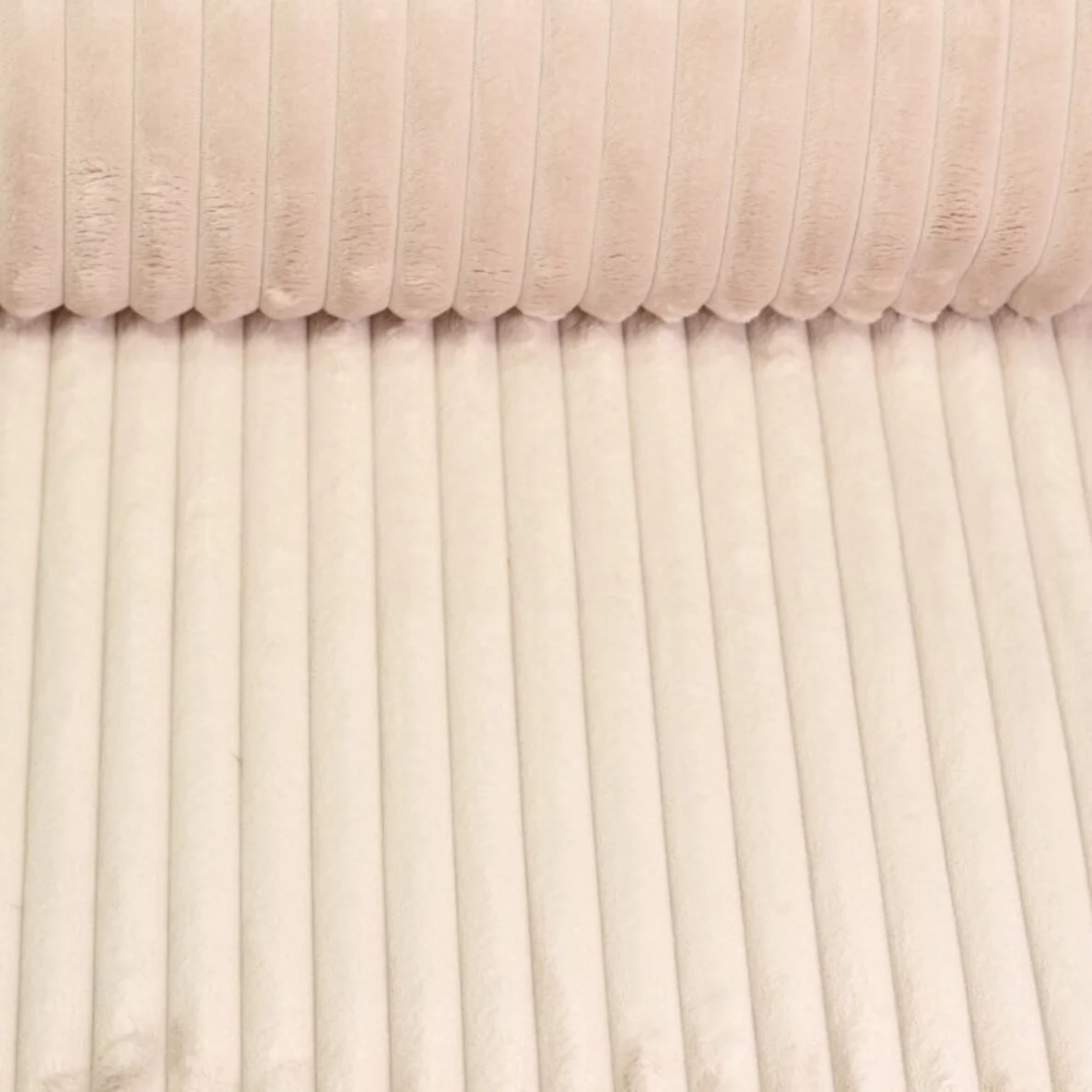 Polsterstoff "Hazel" XL Breitcord Uni Beige