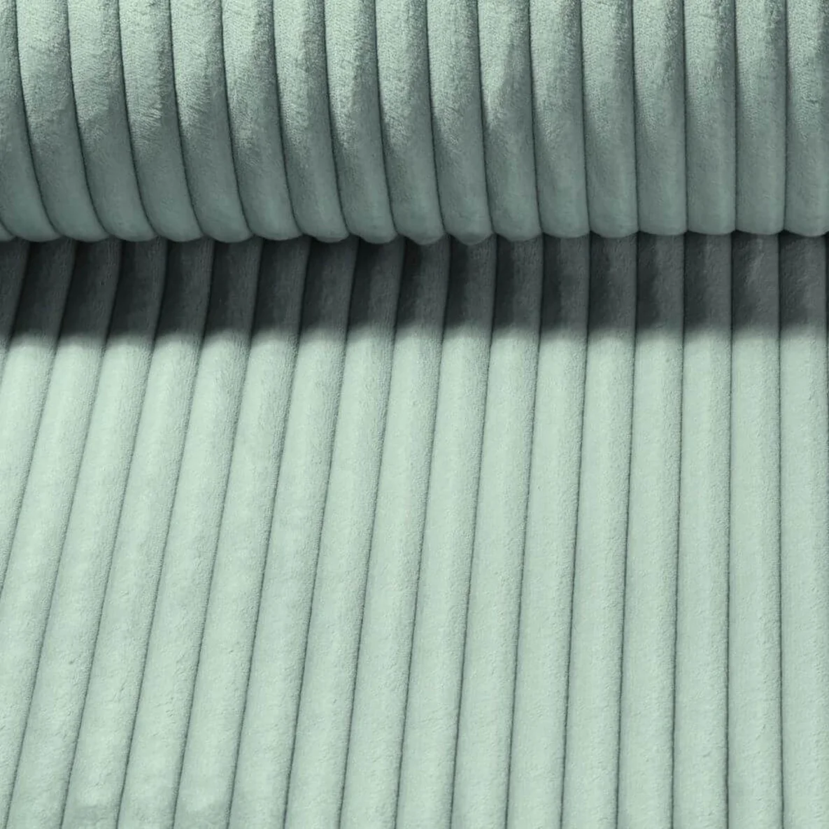 Polsterstoff "Hazel" XL Breitcord Uni Mint