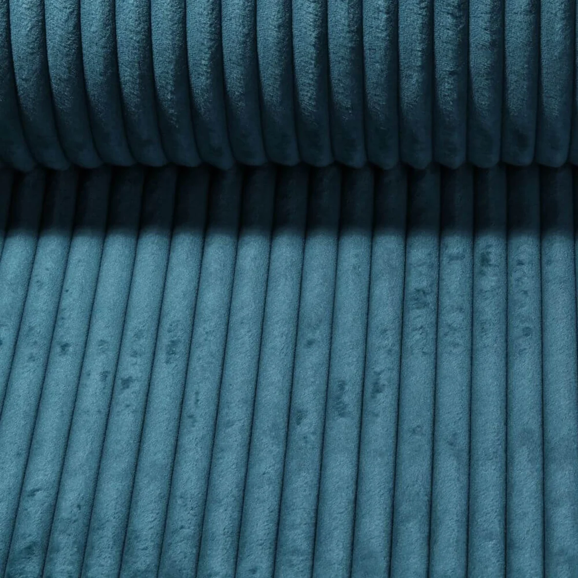 Polsterstoff "Hazel" XL Breitcord Uni Petrol