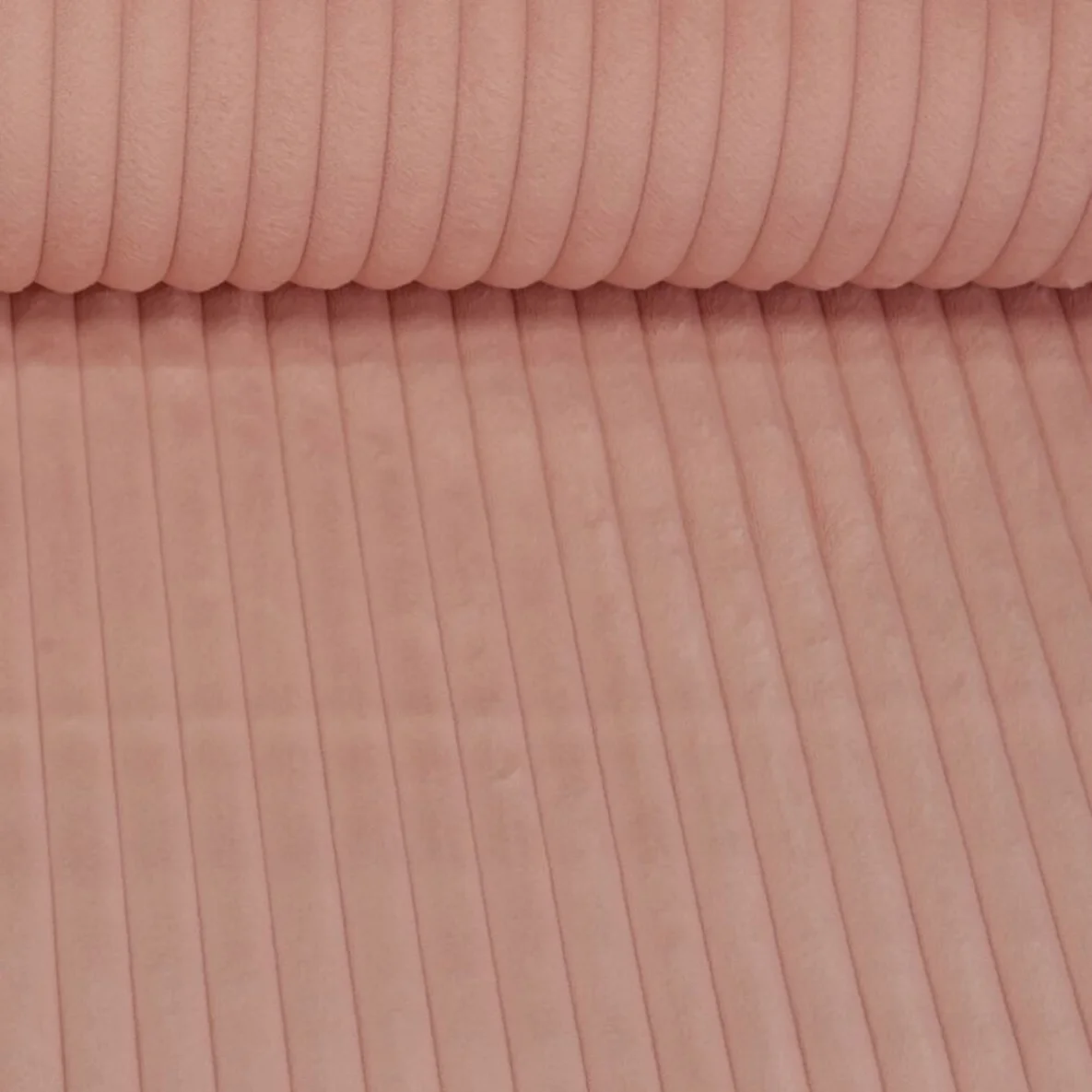 Polsterstoff "Hazel" XL Breitcord Uni Rosa