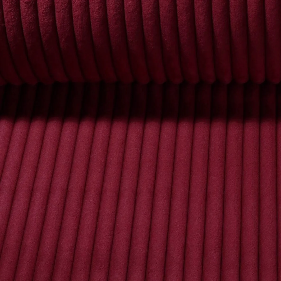 Polsterstoff "Hazel" XL Breitcord Uni Rot