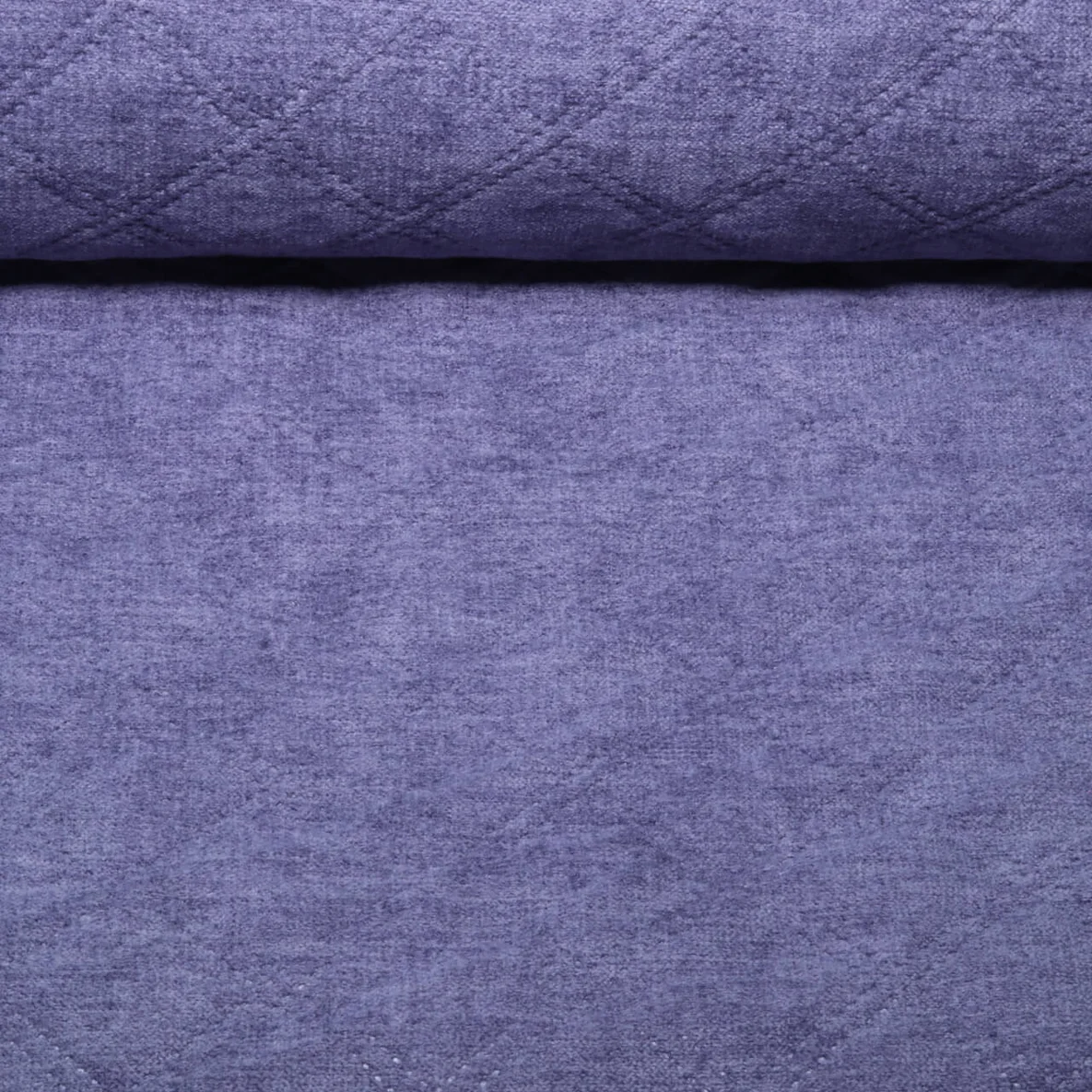 Polsterstoff "Hermine" Stepp-Optik Uni Lila