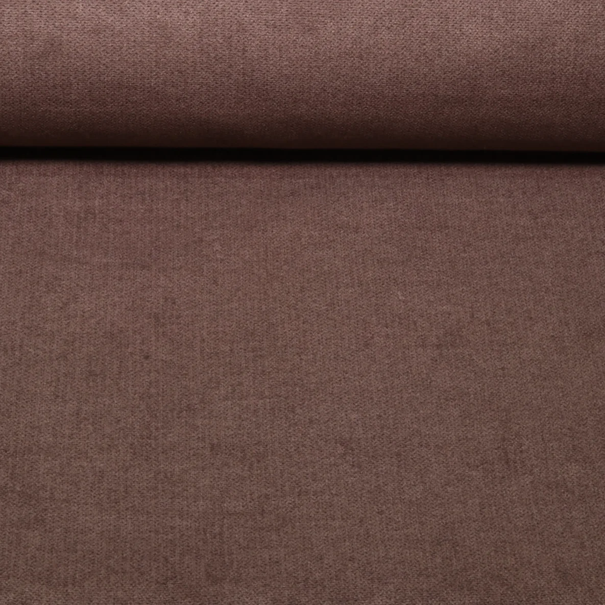 Polsterstoff "Hermine" Uni Schokobraun