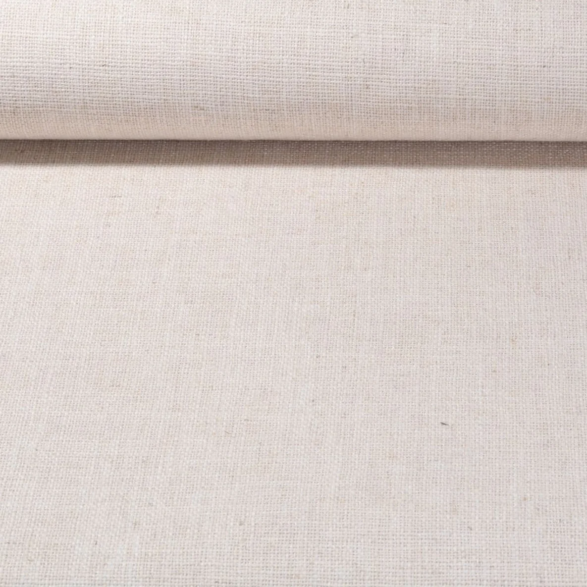 Polsterstoff "June" Uni Natur Melange