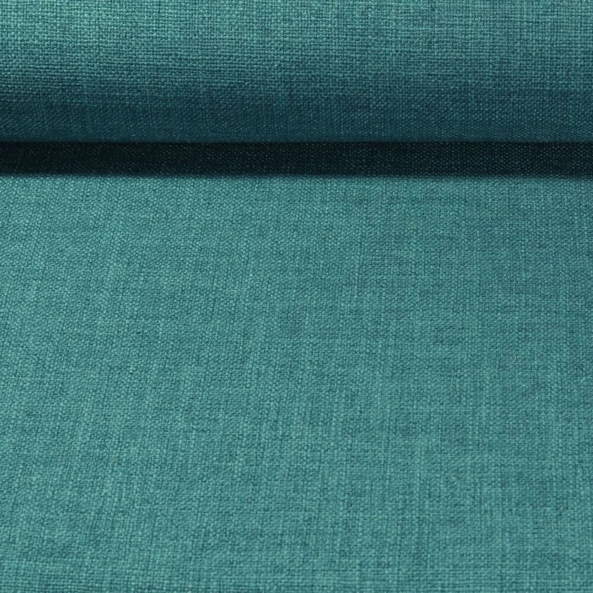 Polsterstoff "June" Uni Petrol Melange