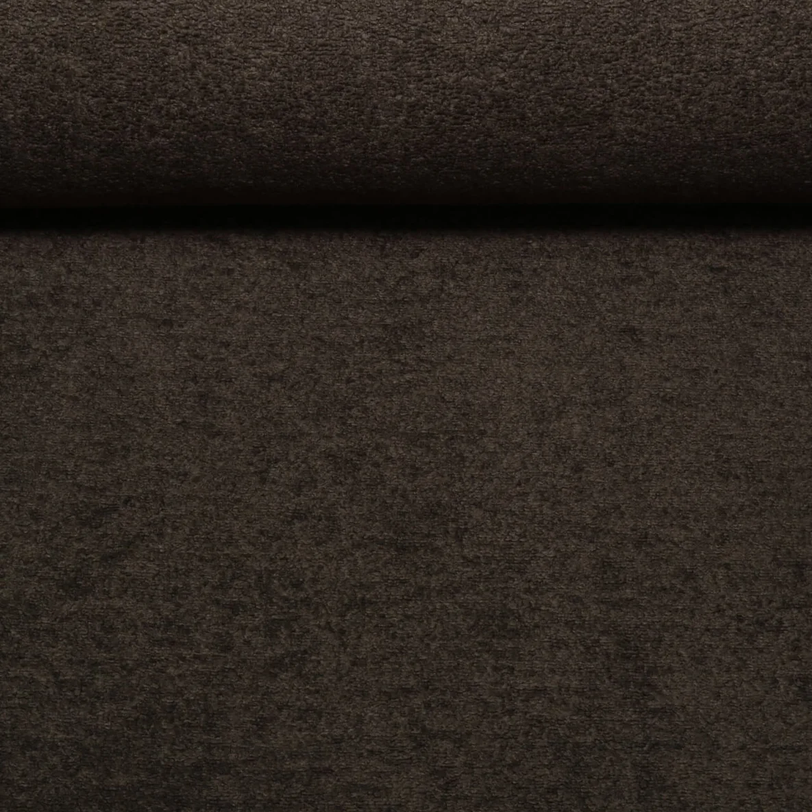 Polsterstoff "Patty" Uni Dunkelbraun