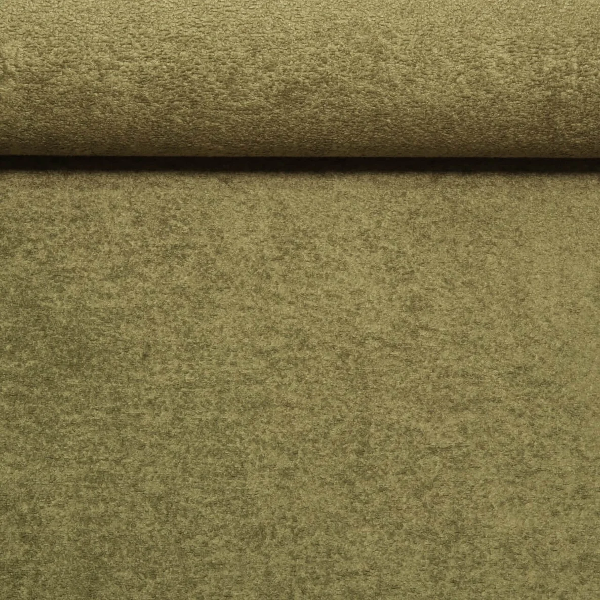 Polsterstoff "Patty" Uni Olivgrün