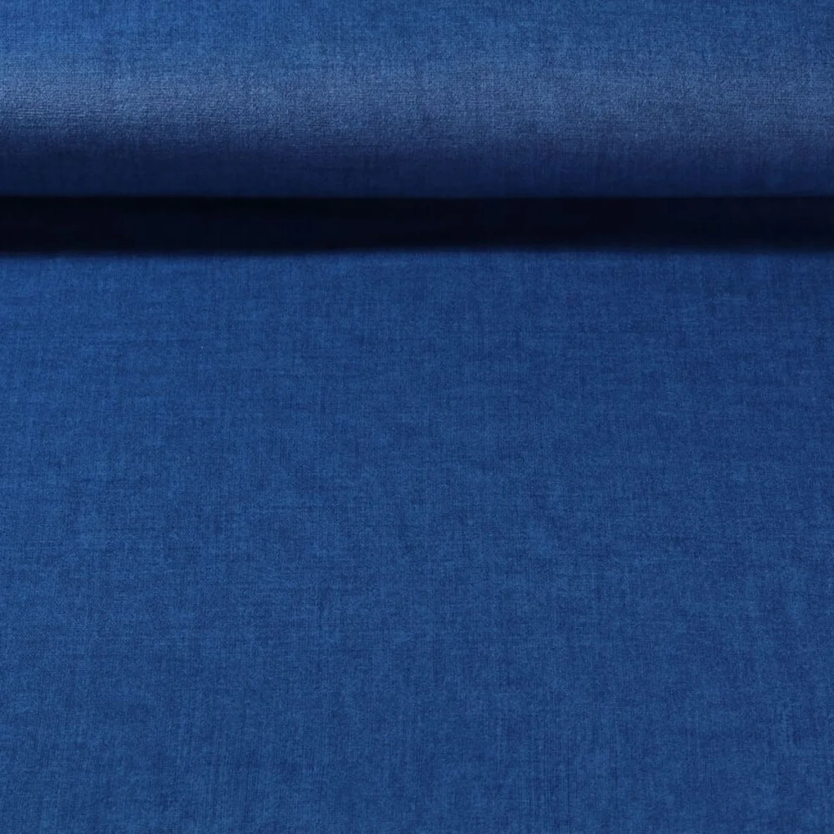 Polsterstoff Samt "Louise"  Uni Blau