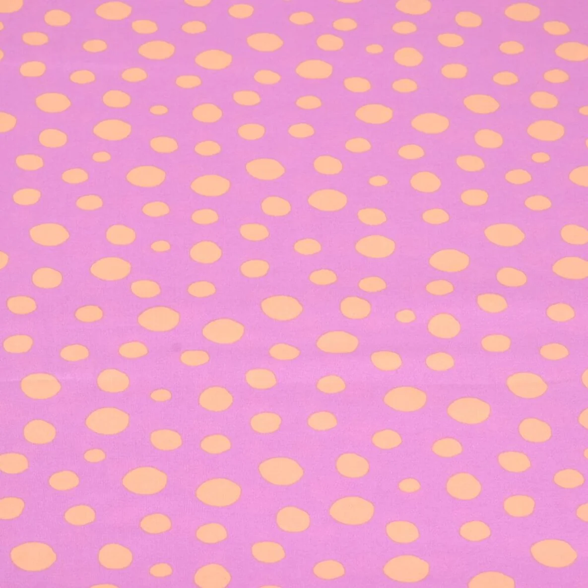 Popeline Geometrics Punkte Lila