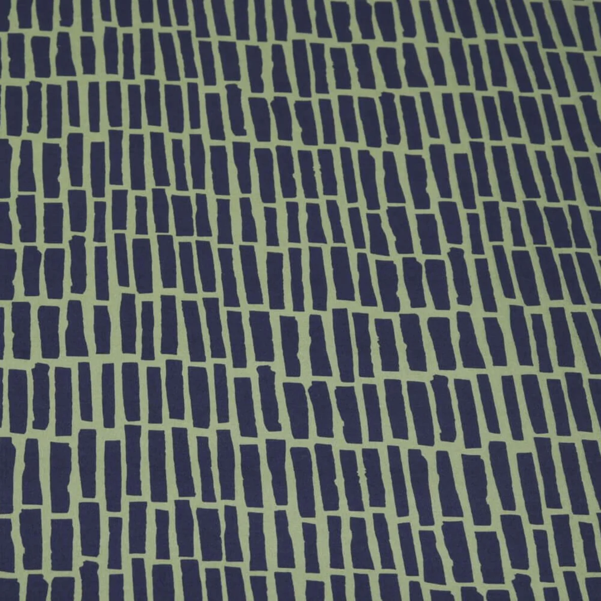 Popeline Stäbe Kombistoff Armygrün