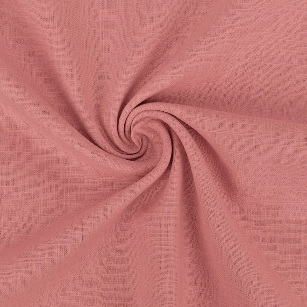 Ramie Baumwolle Bubble Uni Altrosa