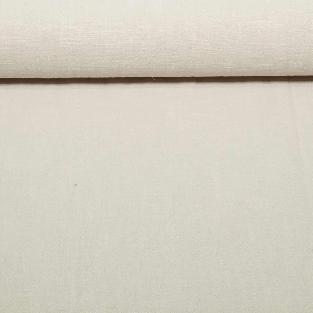 Ramie Baumwolle Bubble Uni Beige