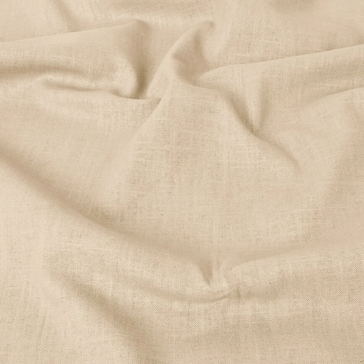 Ramie Baumwolle Bubble Uni Beige