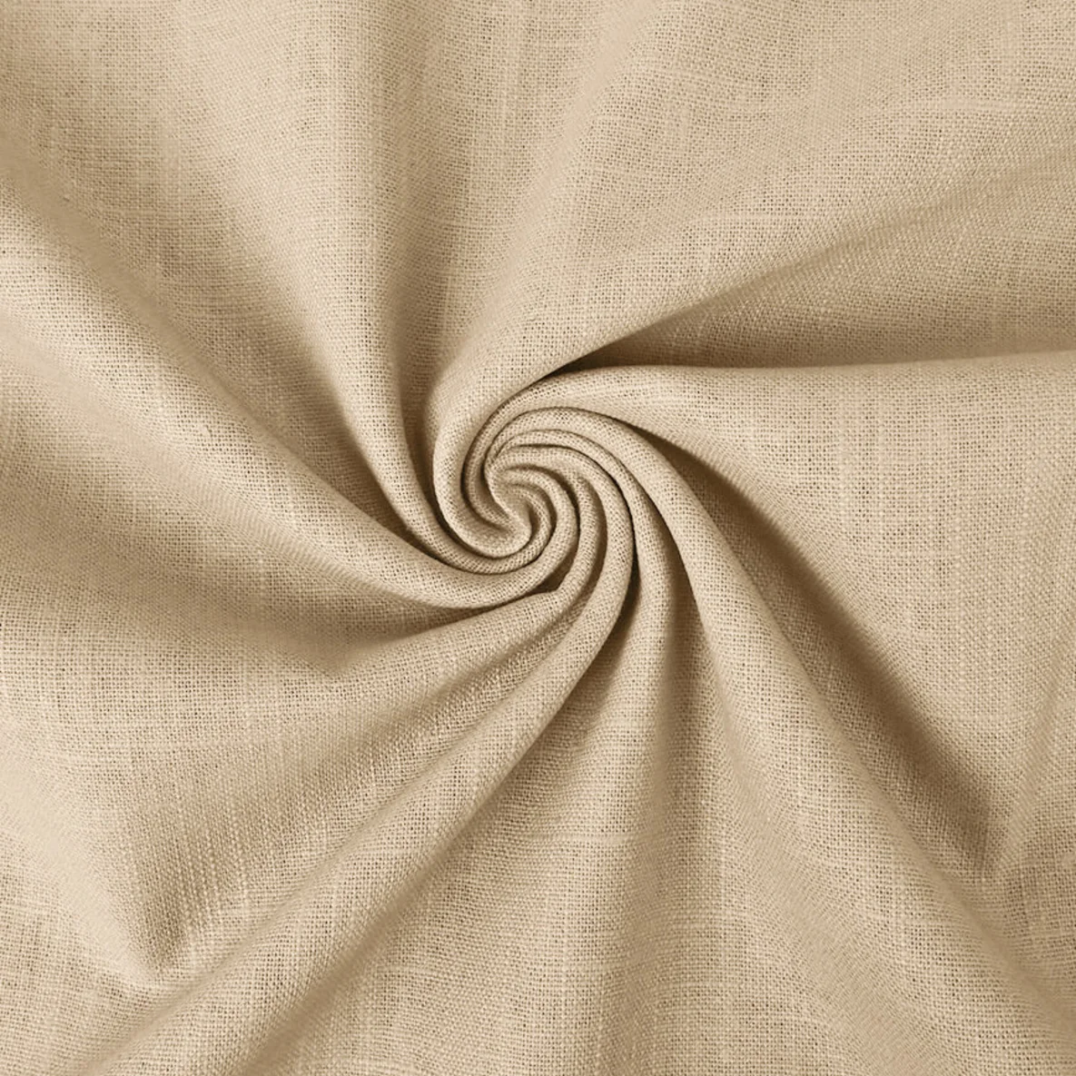 Ramie Baumwolle Bubble Uni Beige