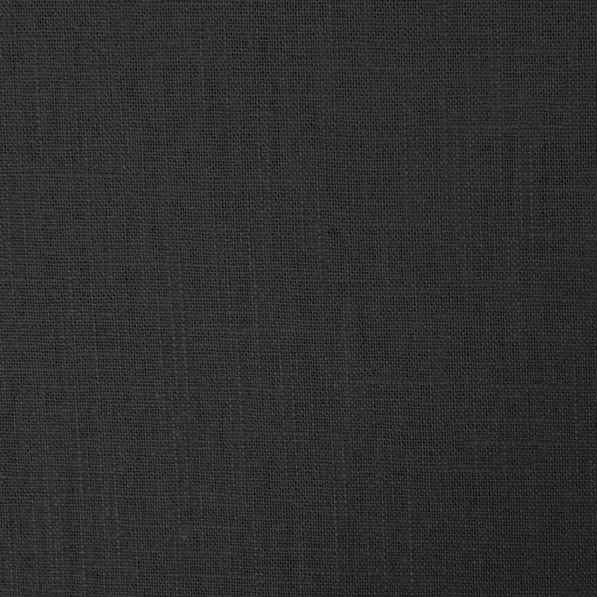 Ramie Baumwolle Bubble Uni Schwarz