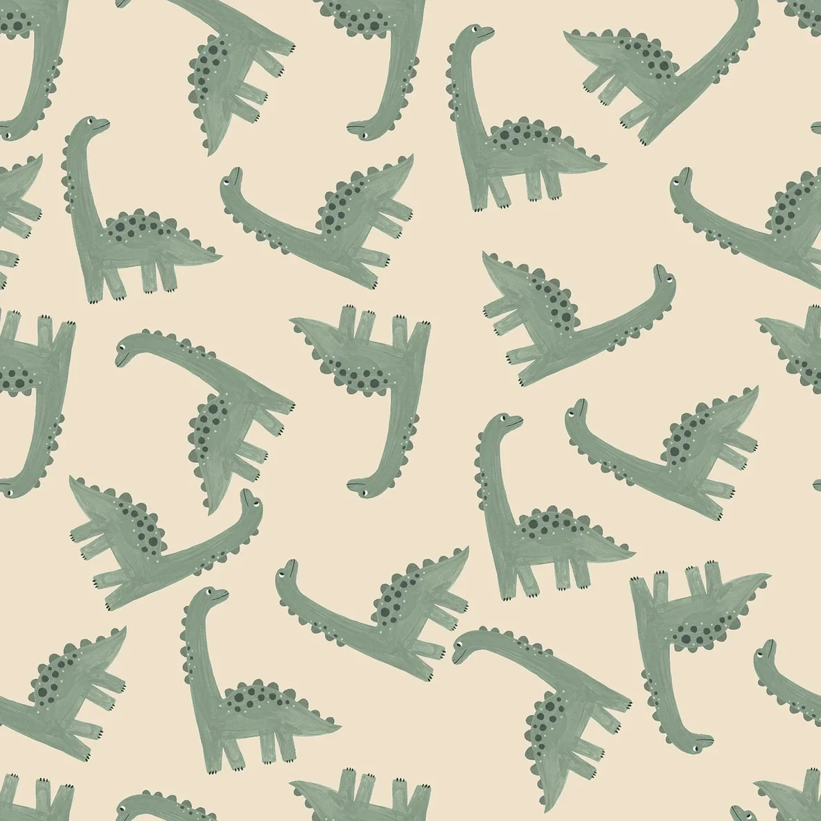 Regenjackenstoff Aqua Protect Dinos Sand