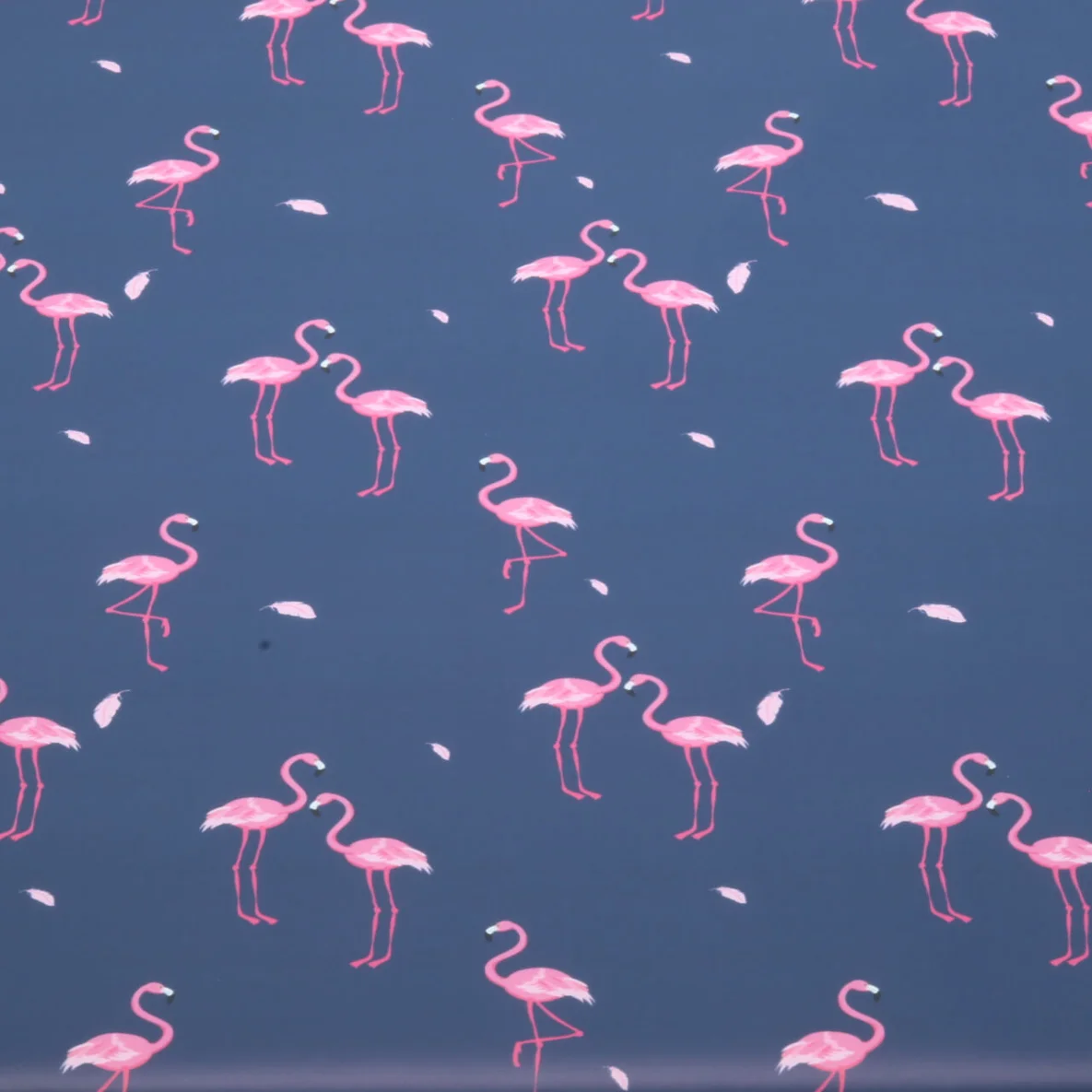 Regenjackenstoff Aqua Protect Flamingos Blau