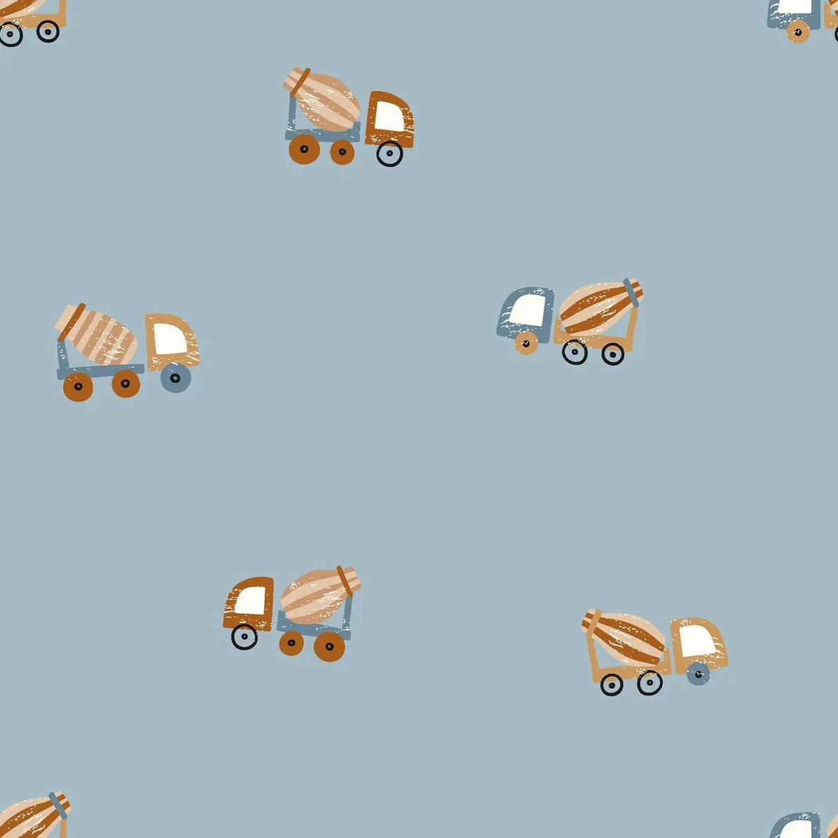 Regenjackenstoff Aqua Protect Lastwagen Blau