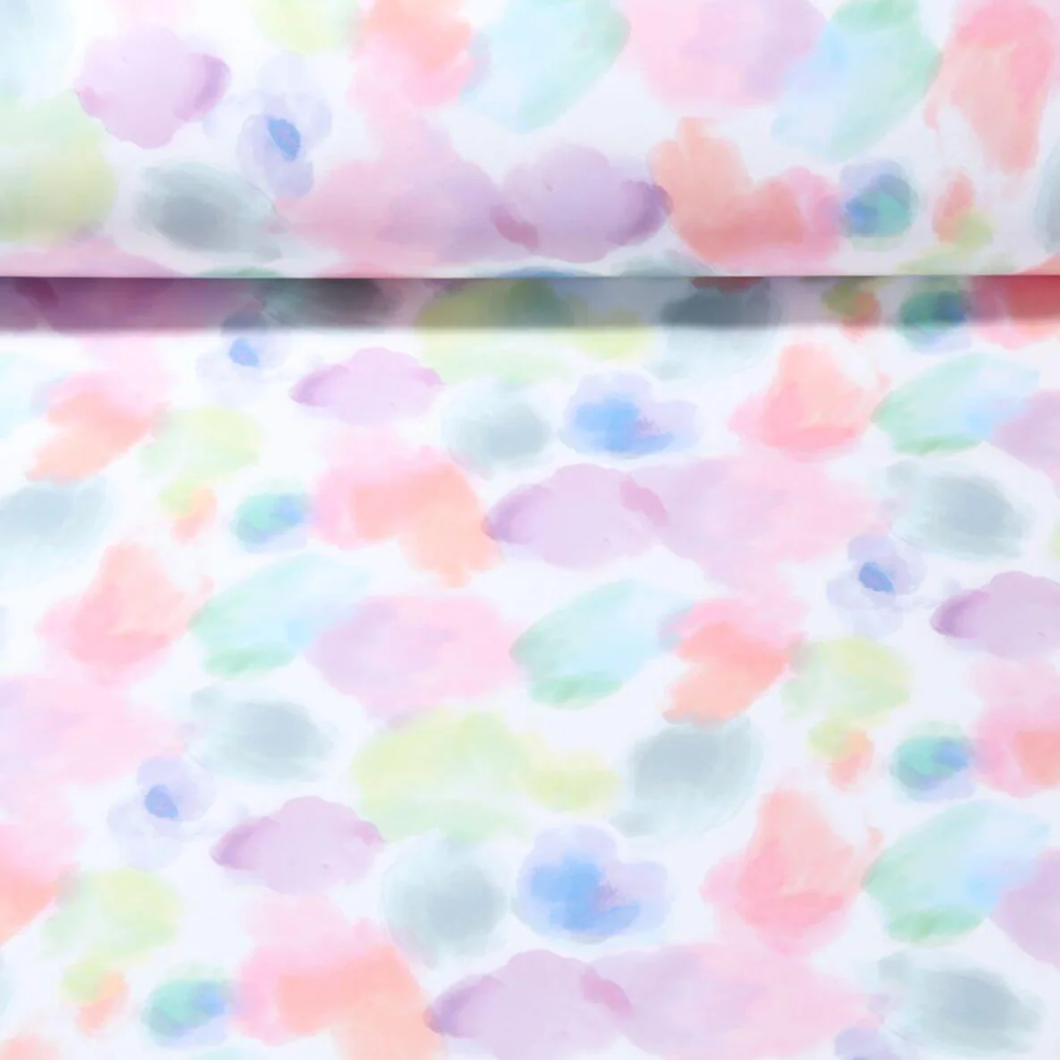 Regenjackenstoff Aqua Protect Pastellmalerei Weiß