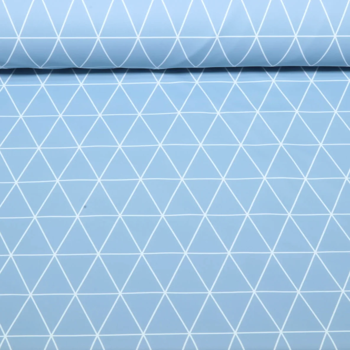 Regenjackenstoff Aqua Protect Rauten Hellblau
