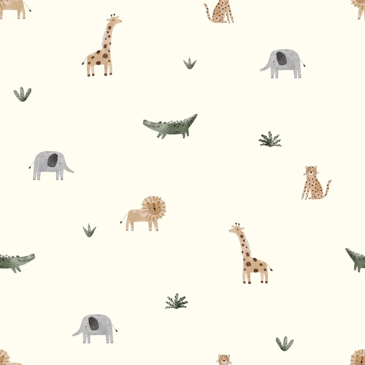 Regenjackenstoff Aqua Protect Safaritiere Ecru