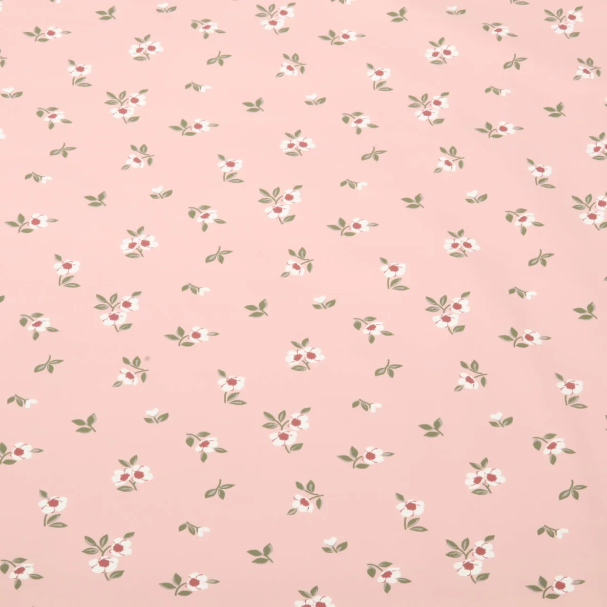 Regenjackenstoff Aqua Protect Streublumen Rosa