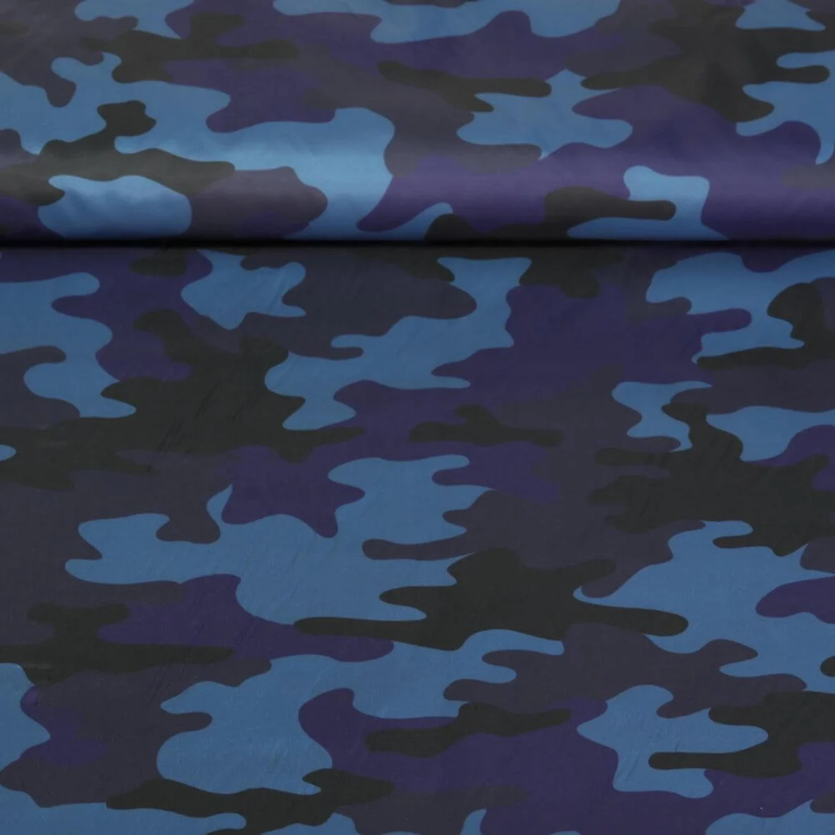 Regenjackenstoff Camouflage Navy